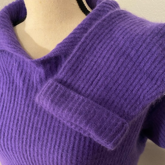 Purple Angora Sweater - Picture 3 of 4